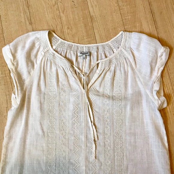 Madewell Boho Embroidered Top - Mint Condition - Picture 4 of 7